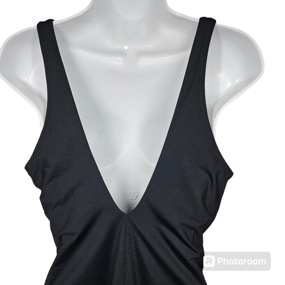 Athleta Seychelles Black One Piece Swimsuit Women's Size Large - Picture 7 of 14